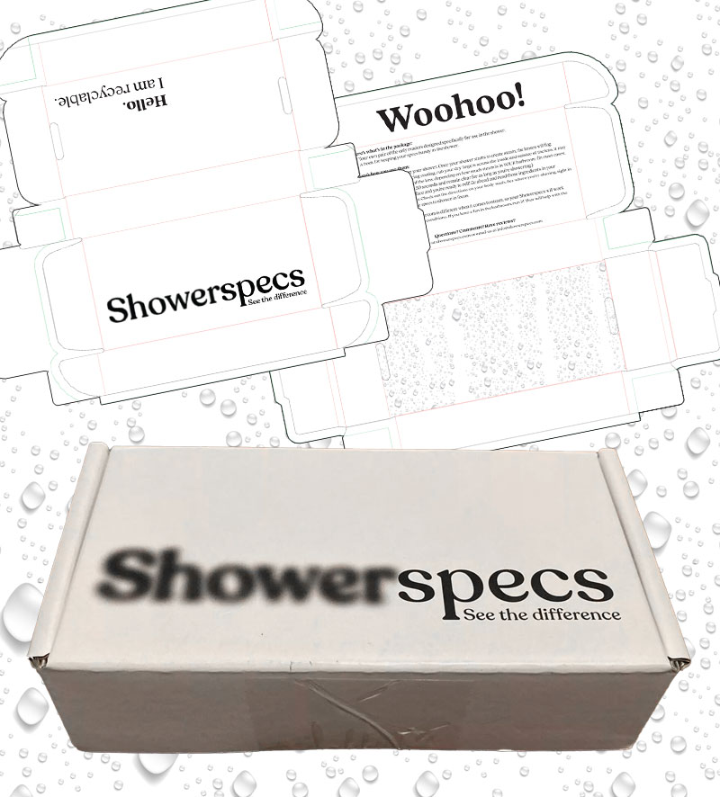 Showerspecs Packaging